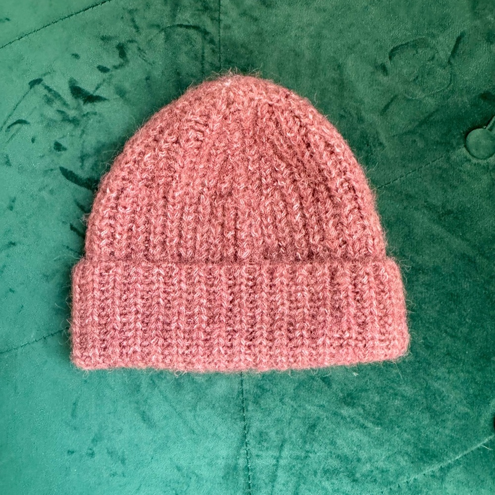 Zara Pink Knit Beanie for Toddler